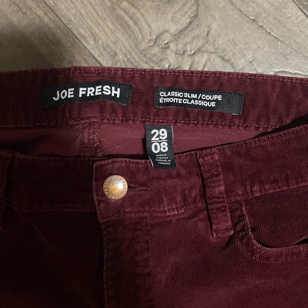 Corduroy pants